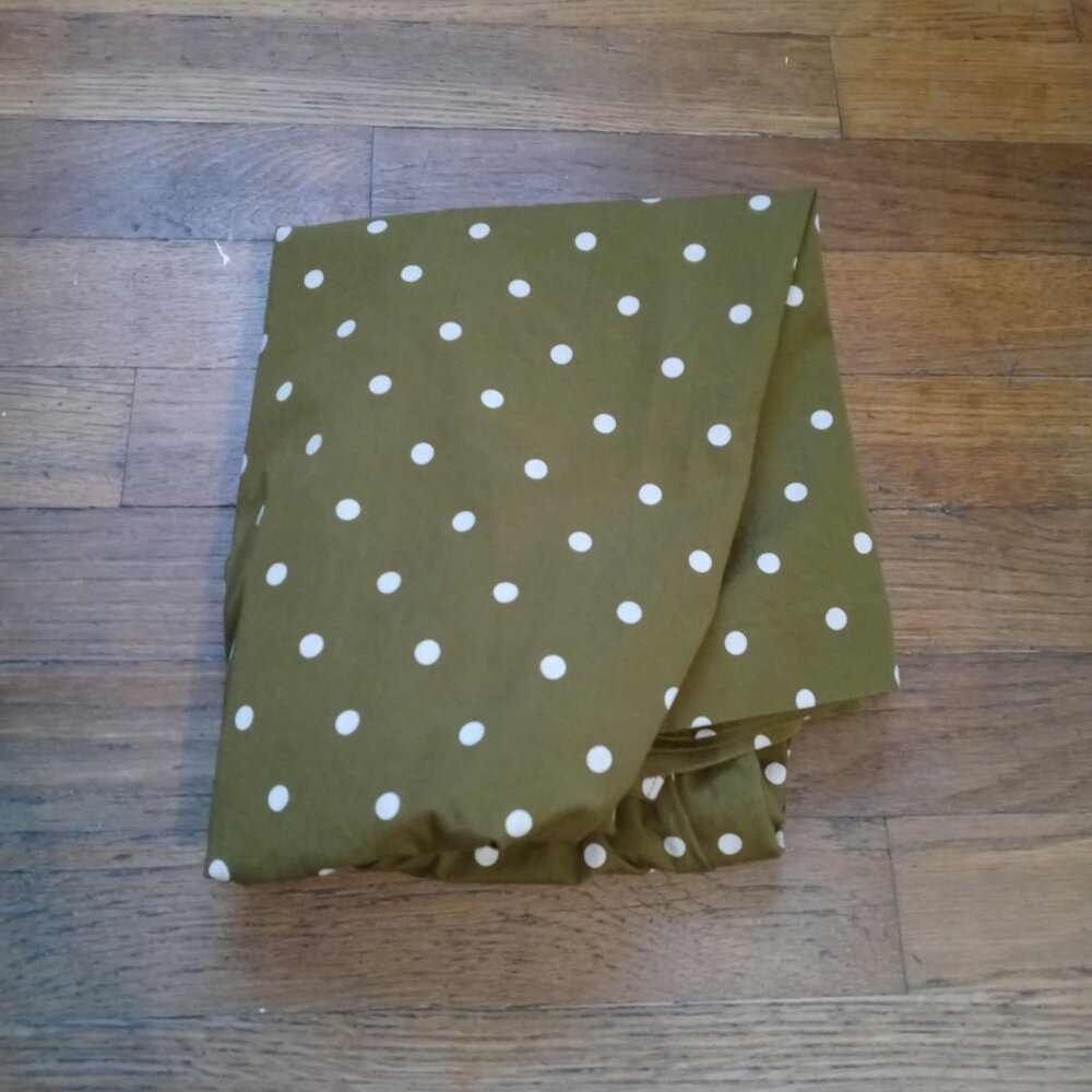 MADEWELL ruffle-sleeve button-front mini dress in polka dot (sz2) - Picture 5 of 14